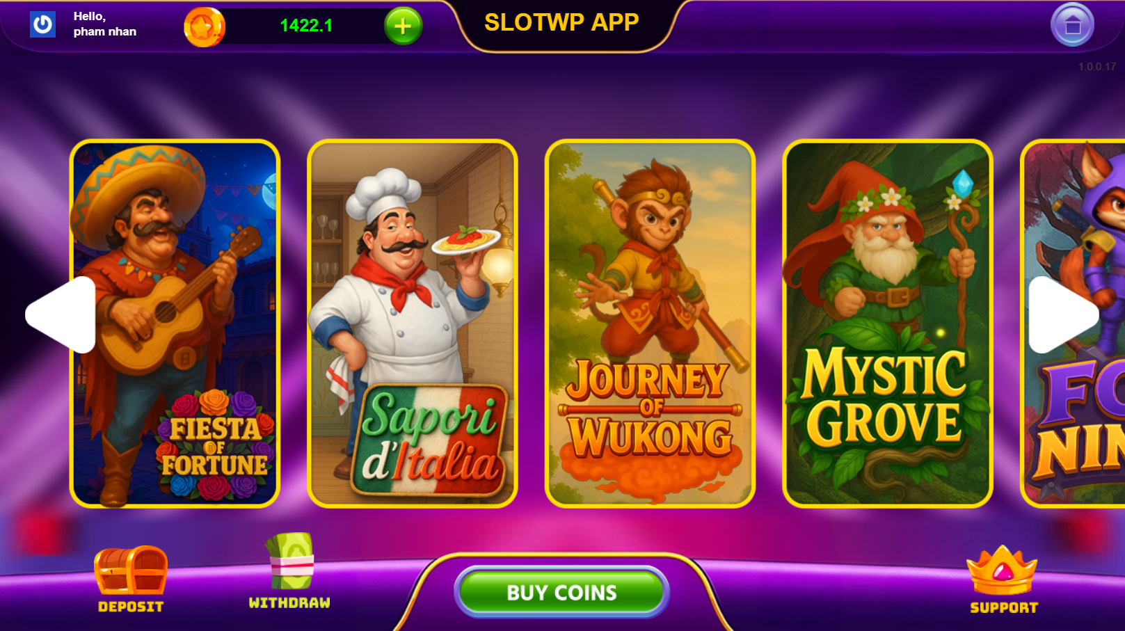Game List View